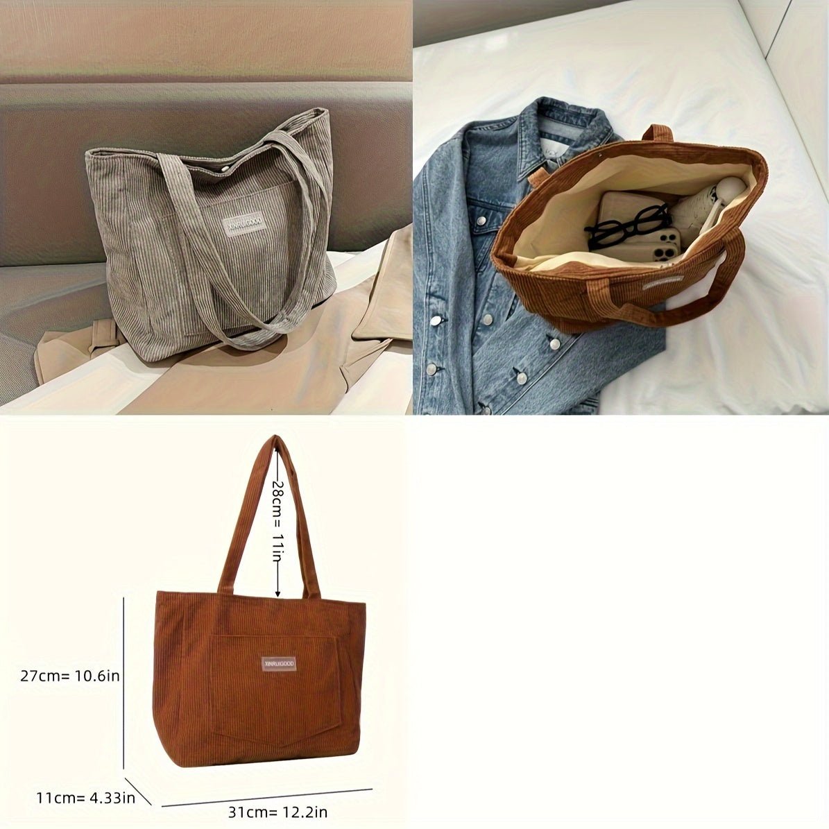 Sac Élégant en Tissu Cordé pour Femmes - Marie Montel