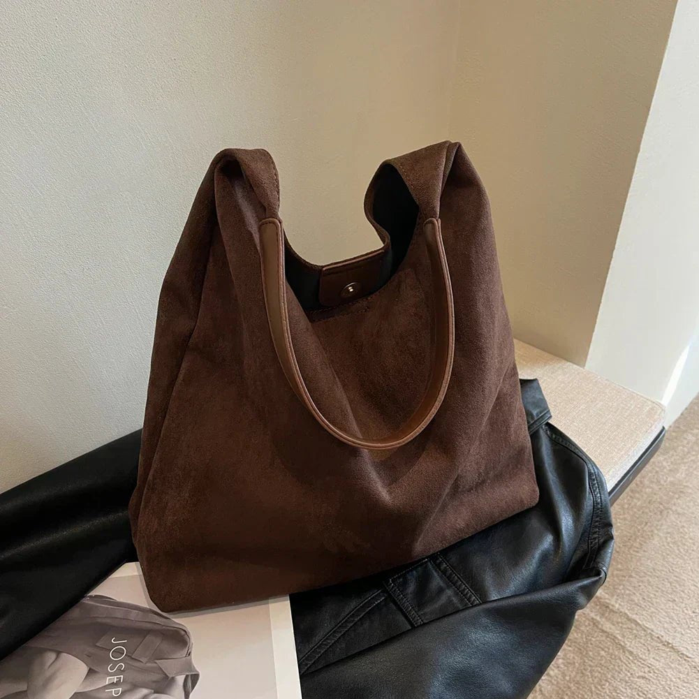 Sac Tote Chic en Daim pour Femmes - Marie Montel