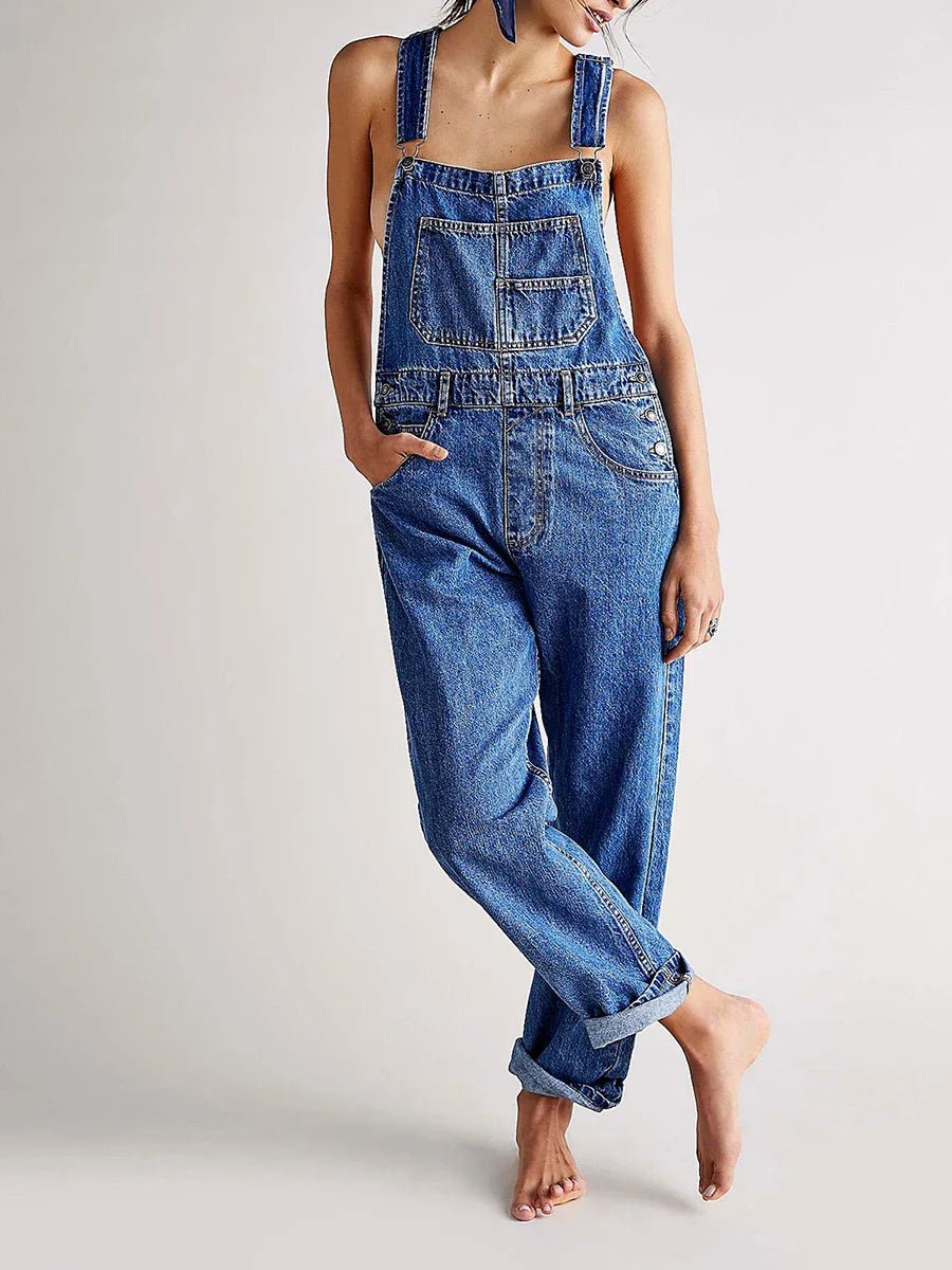 Salopette Chic en Denim pour Femmes - Marie Montel