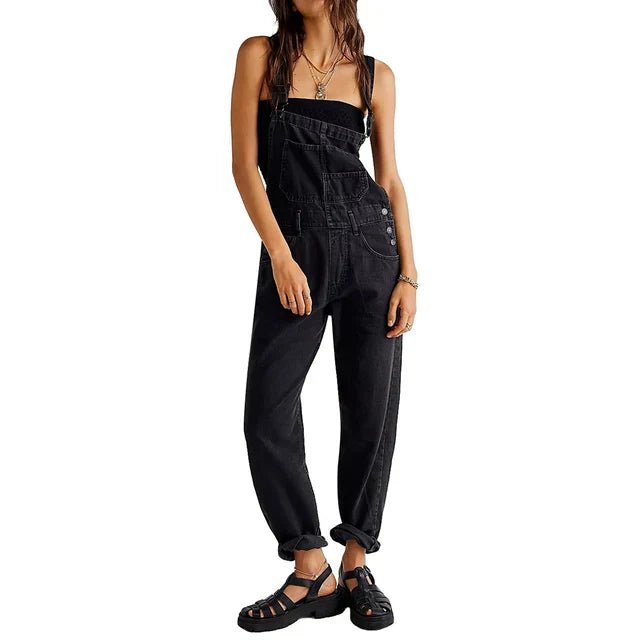 Salopette Chic en Denim pour Femmes - Marie Montel