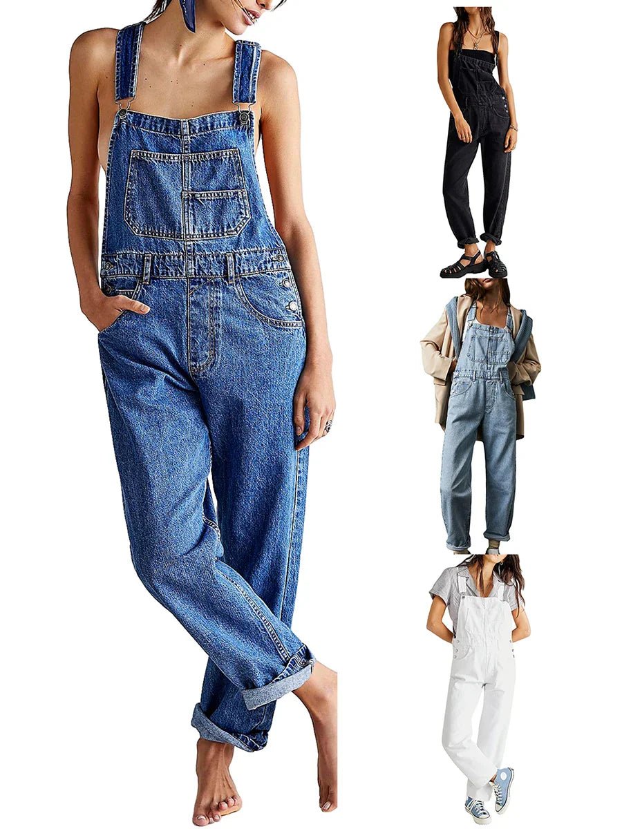 Salopette Chic en Denim pour Femmes - Marie Montel