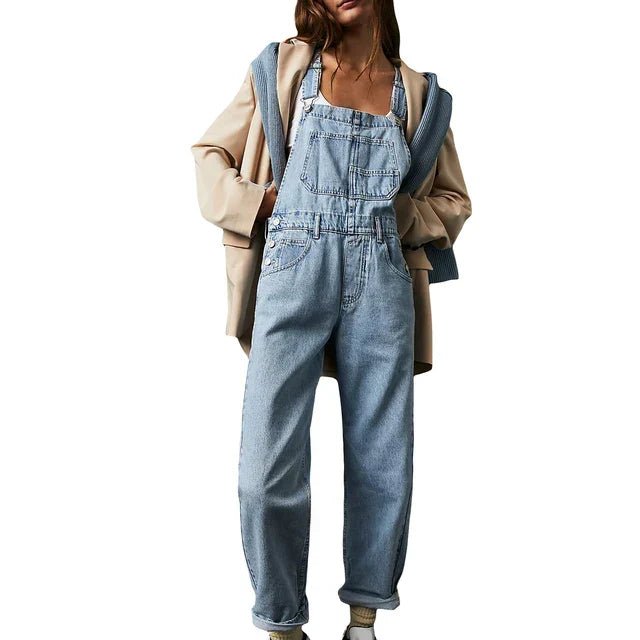 Salopette Chic en Denim pour Femmes - Marie Montel