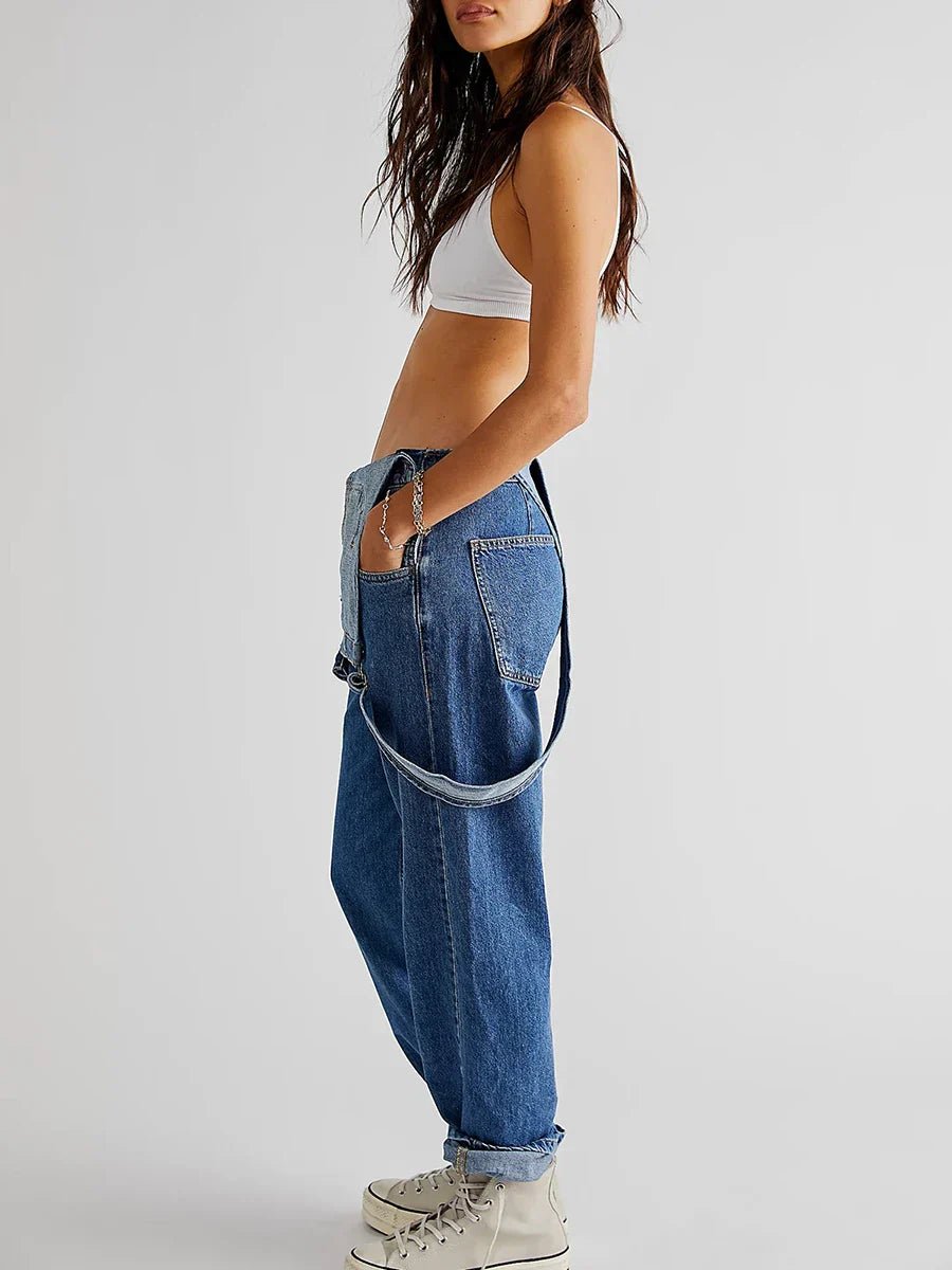 Salopette Chic en Denim pour Femmes - Marie Montel