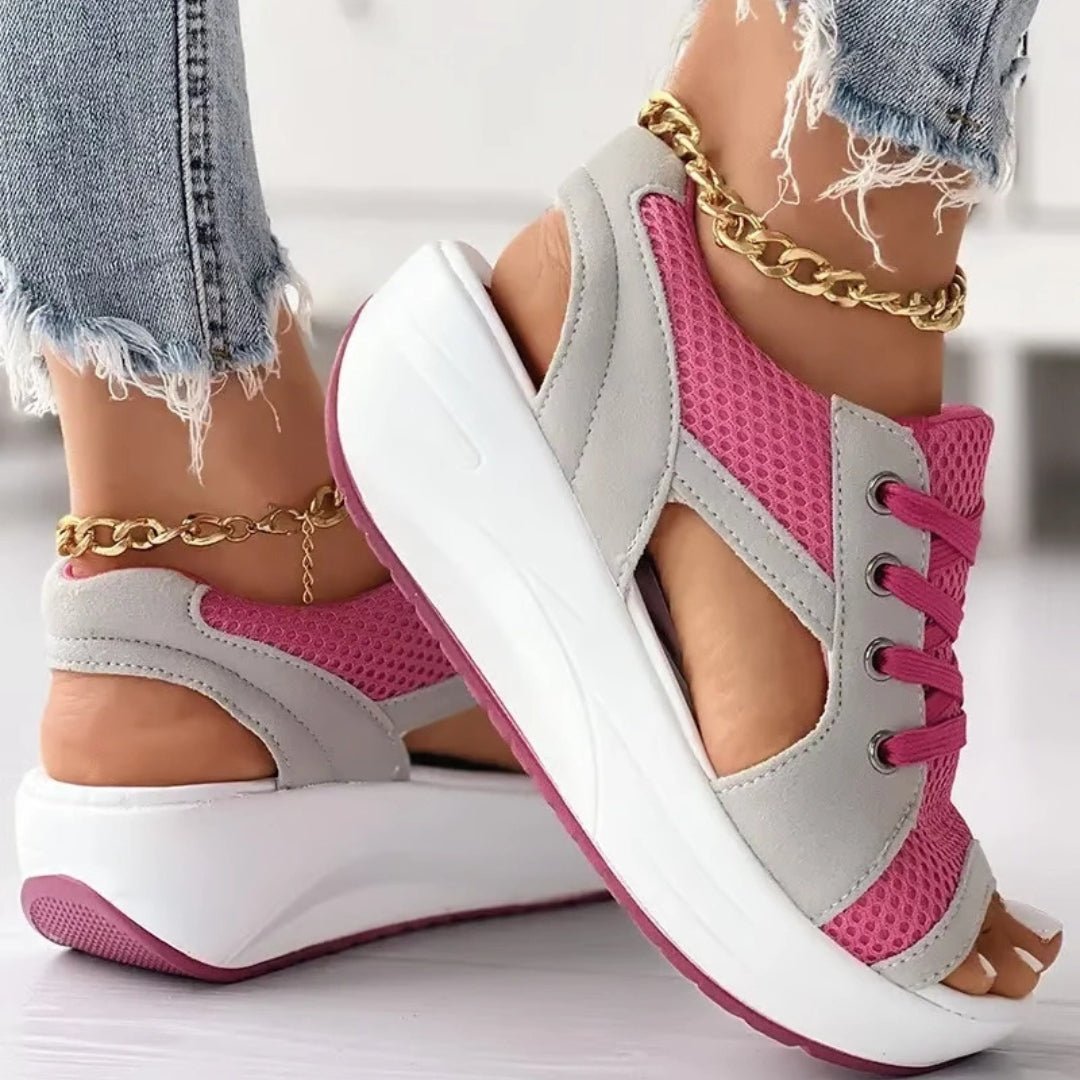 Sandales à Lacets Tendance pour Femmes - Marie Montel