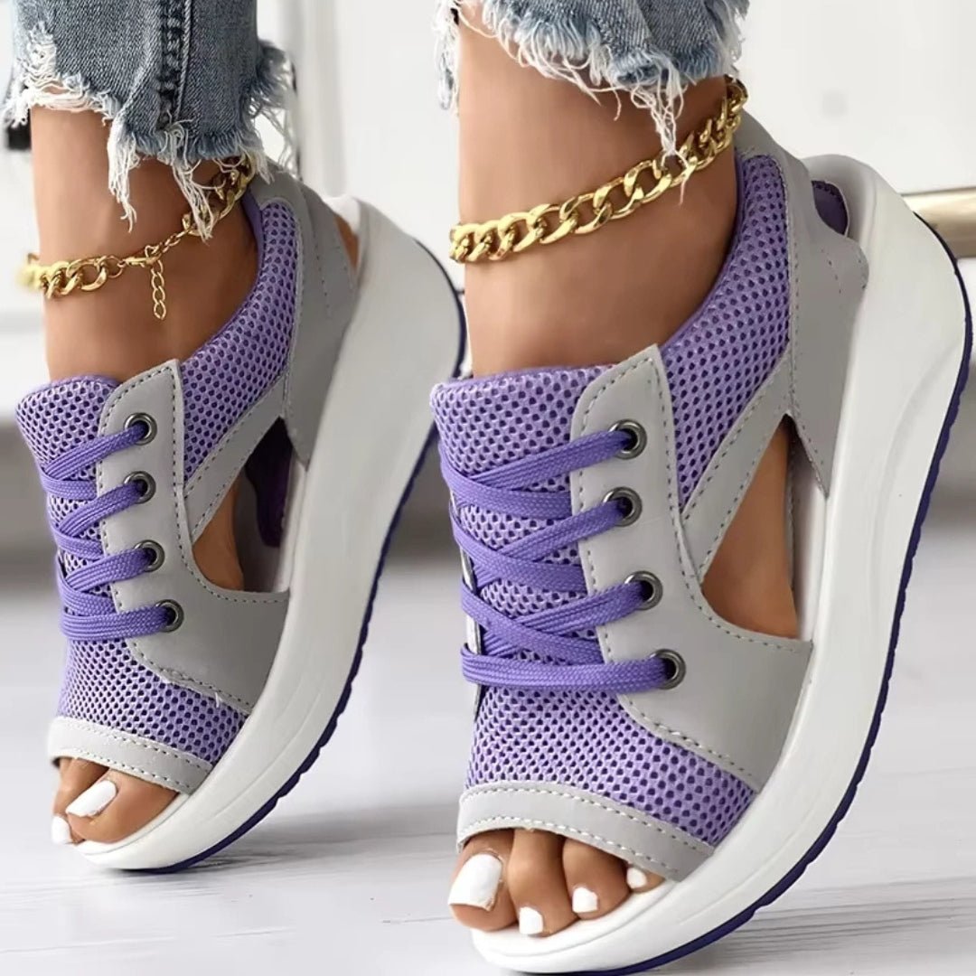 Sandales à Lacets Tendance pour Femmes - Marie Montel