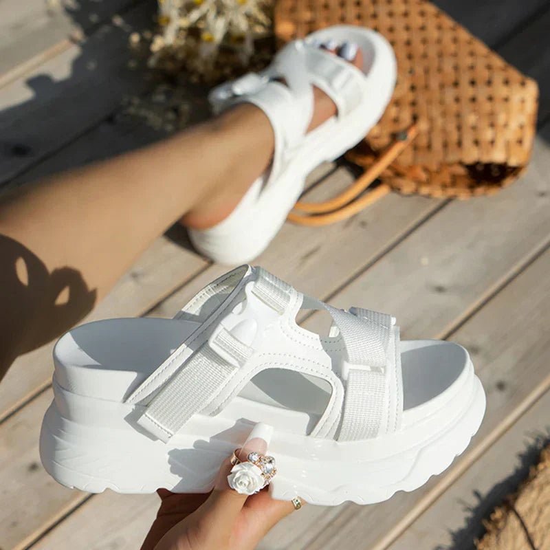 Sandales Confortables à Semelle Épaise pour Femmes - Marie Montel