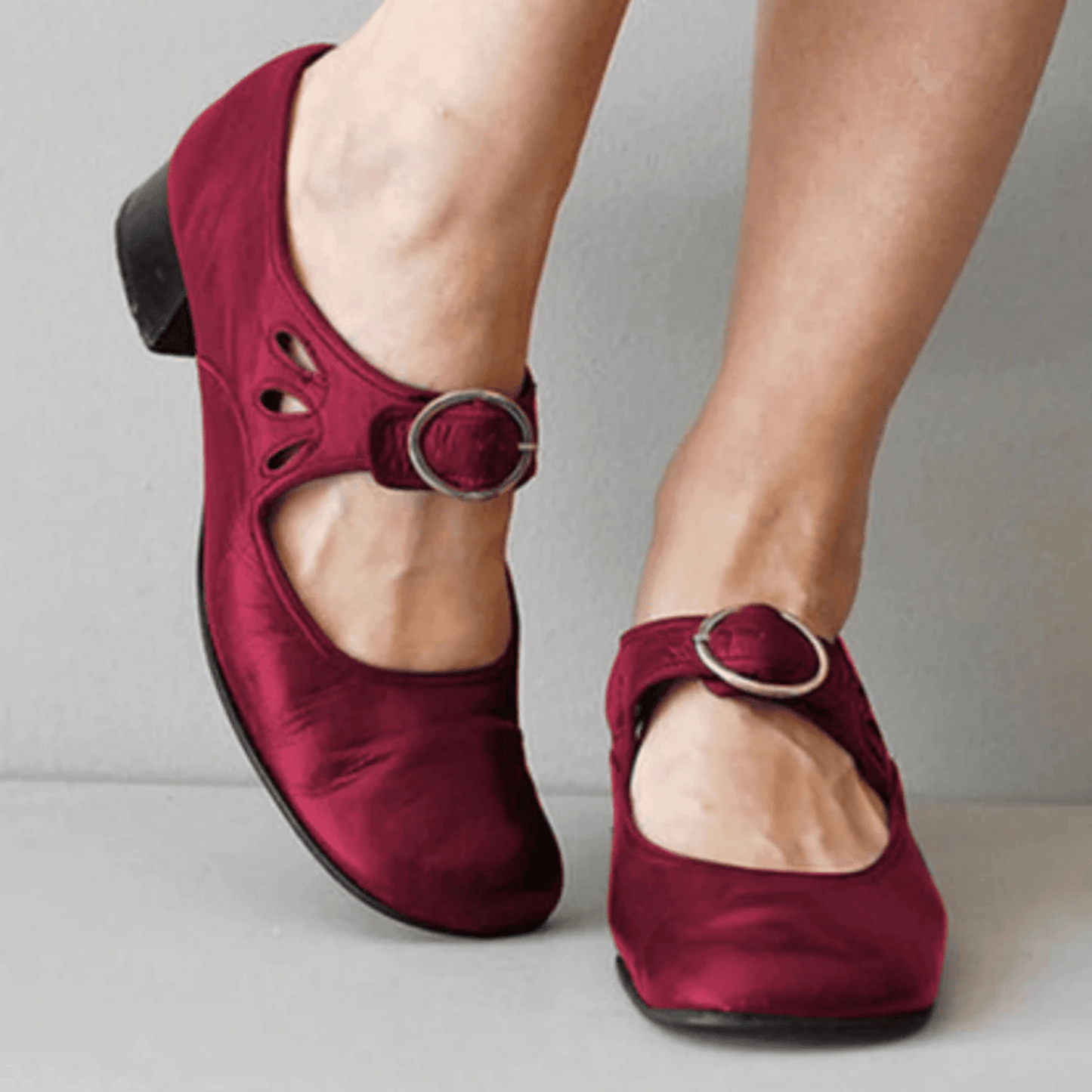 Sandales Confortables à Talon Bas pour Femmes - Marie Montel