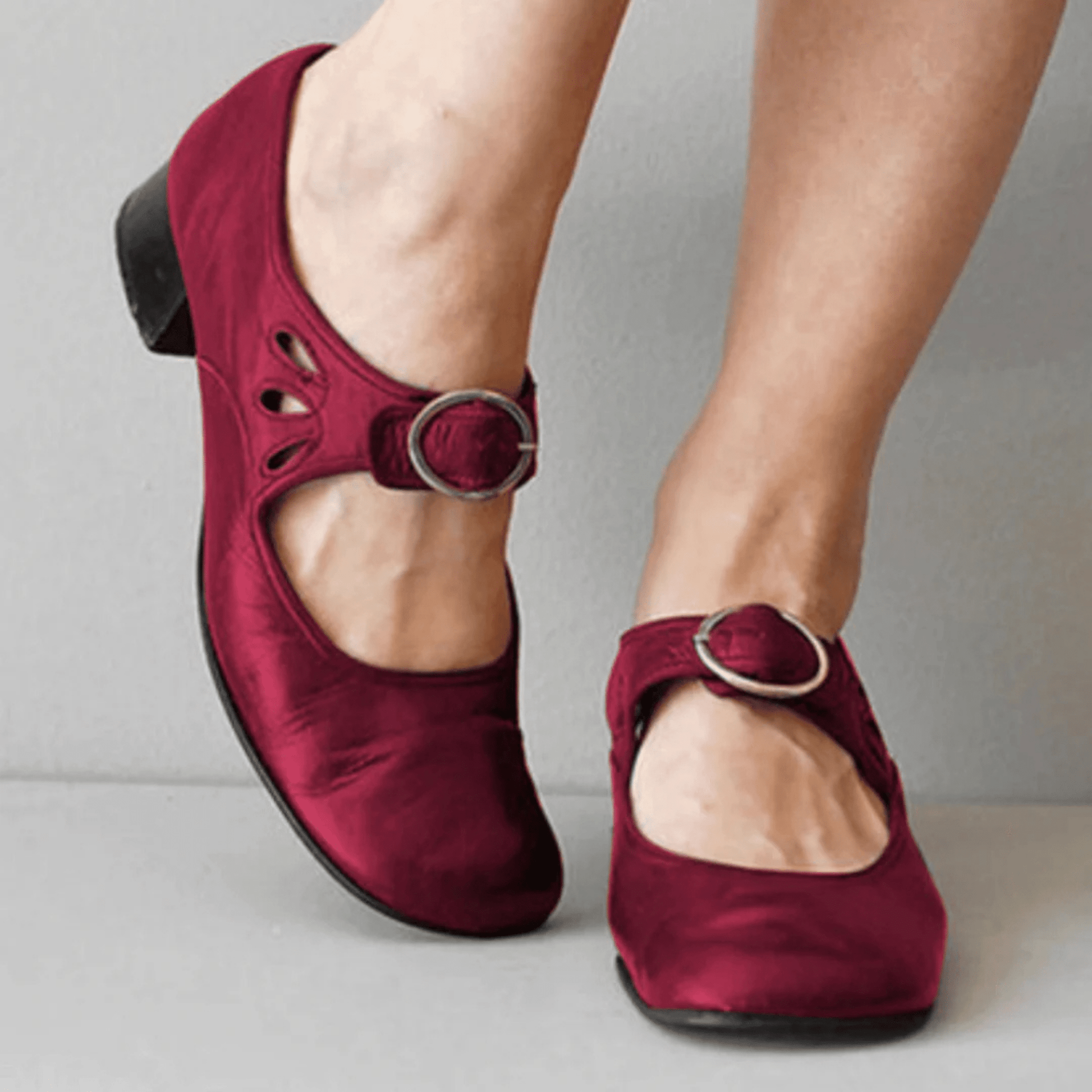 Sandales Confortables à Talon Bas pour Femmes - Marie Montel