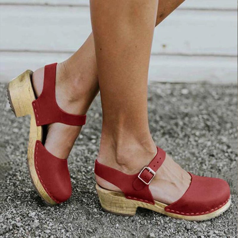 Sandales Confortables à Talons Compensés pour Femmes - Marie Montel