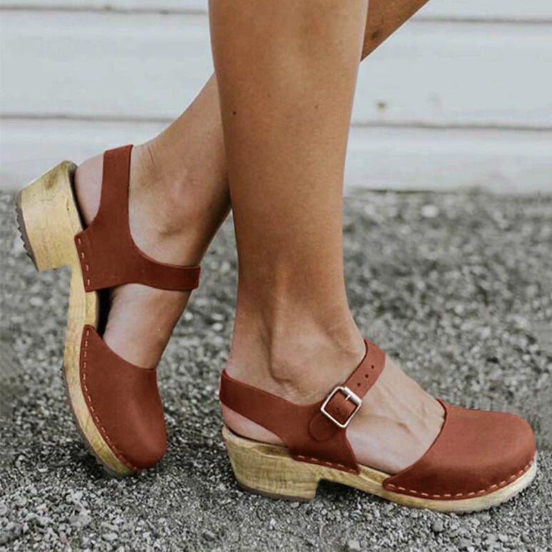 Sandales Confortables à Talons Compensés pour Femmes - Marie Montel