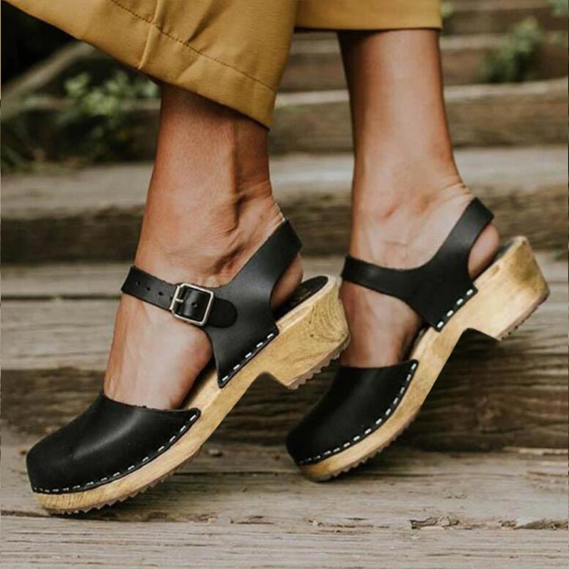 Sandales Confortables à Talons Compensés pour Femmes - Marie Montel