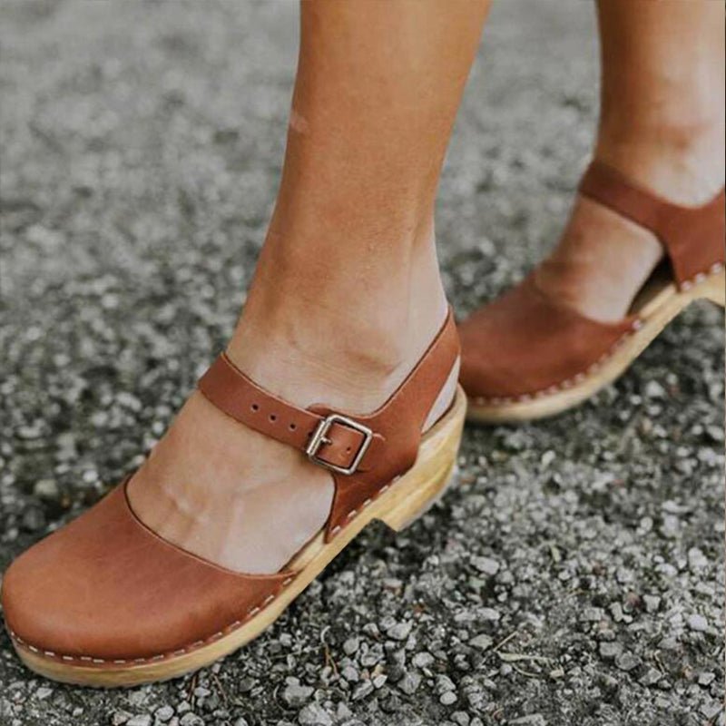 Sandales Confortables à Talons Compensés pour Femmes - Marie Montel