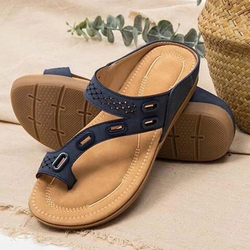 Sandales Confortables à Talons Épais pour Femmes - Marie Montel