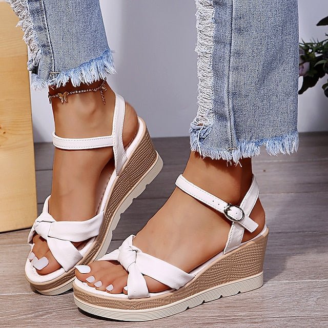 Sandales Confortables à Talons Épais pour Femmes - Marie Montel