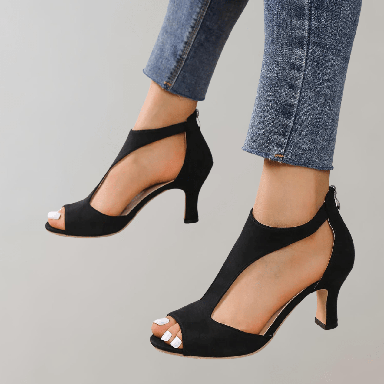 Sandales Confortables avec Talon pour Femmes - Marie Montel