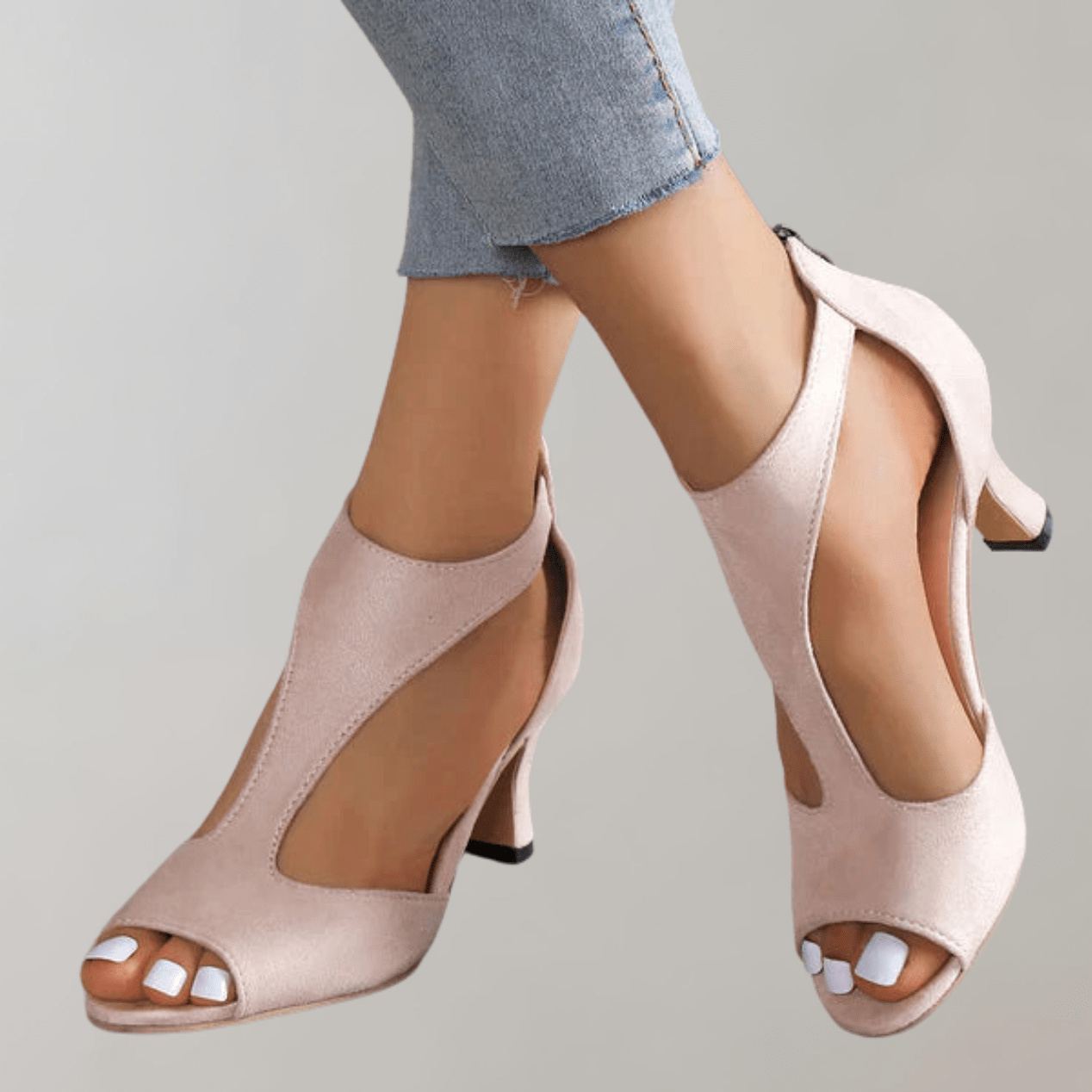 Sandales Confortables avec Talon pour Femmes - Marie Montel