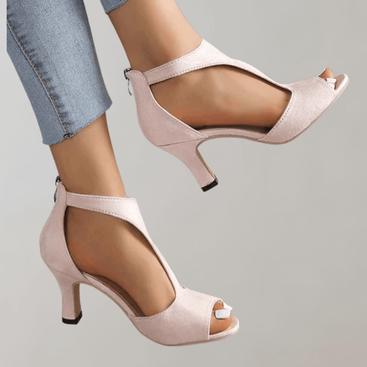 Sandales Confortables avec Talon pour Femmes - Marie Montel
