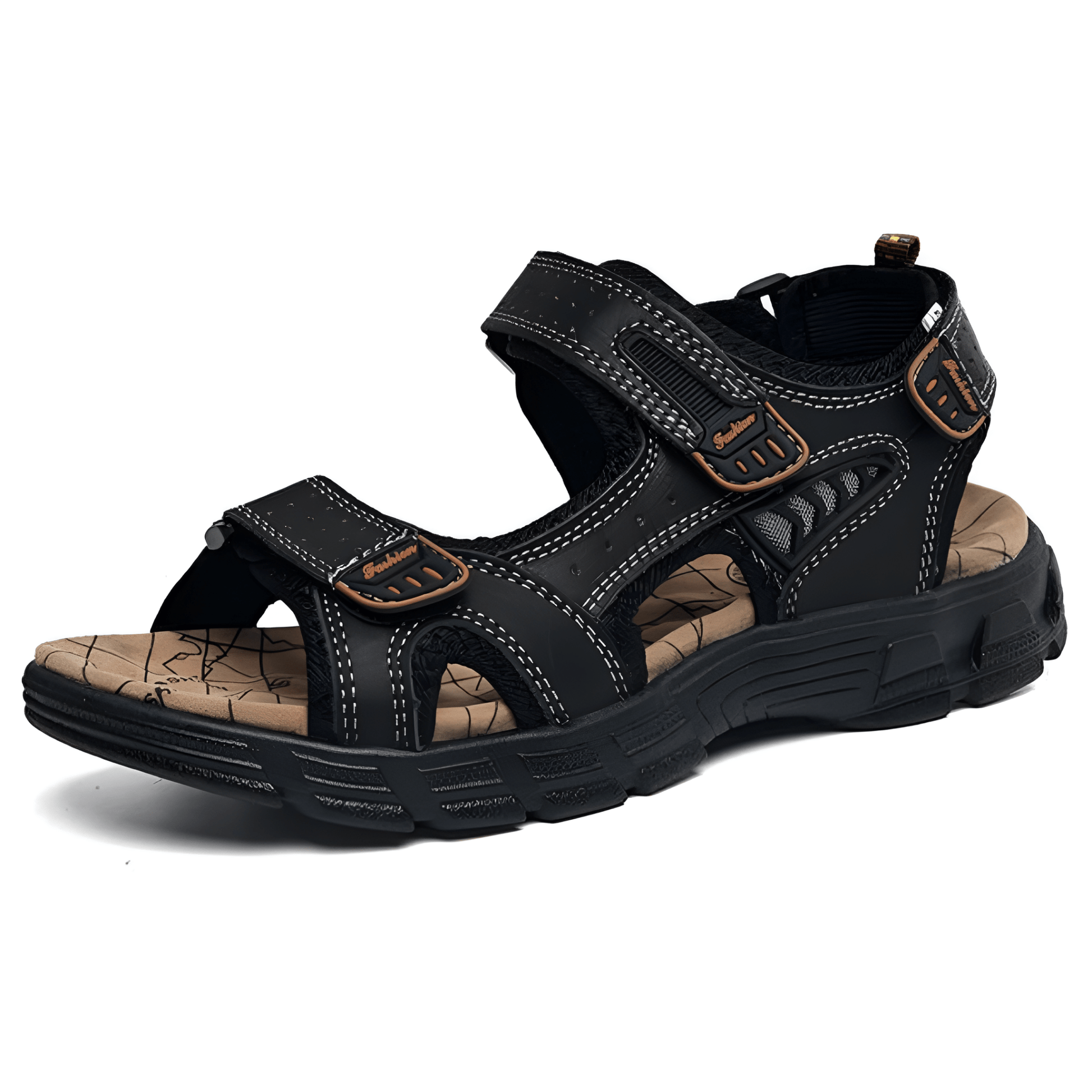 Sandales Confortables en Cuir pour Hommes - Marie Montel