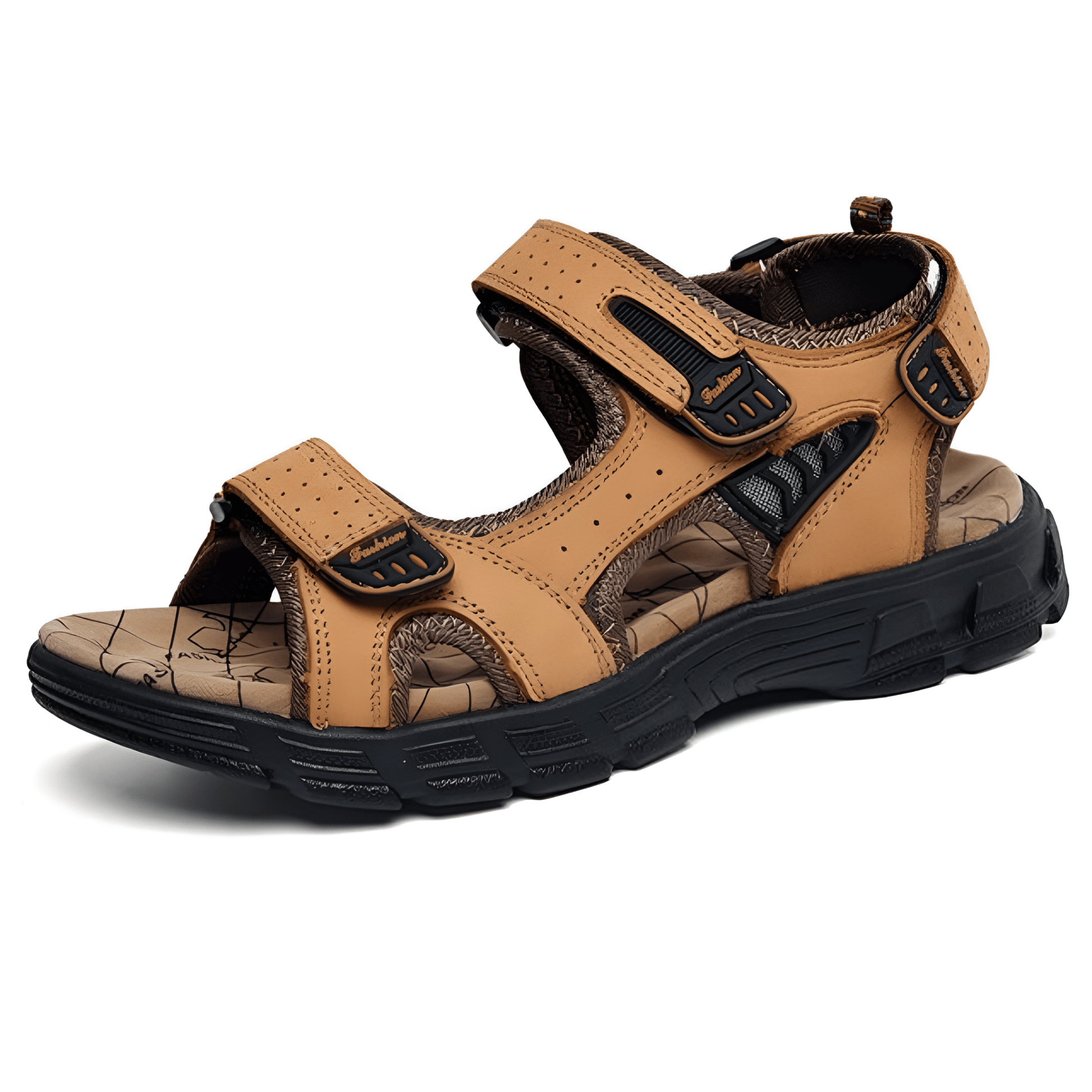 Sandales Confortables en Cuir pour Hommes - Marie Montel