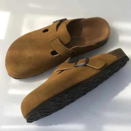 Sandales Confortables en Cuir pour Hommes et Femmes - Marie Montel