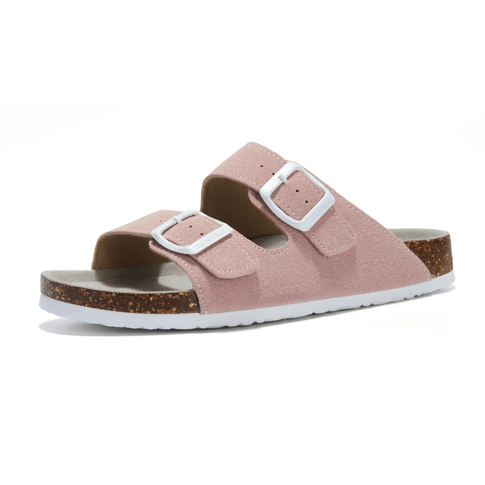Sandales Confortables en Cuir Suédé pour Femmes - Marie Montel