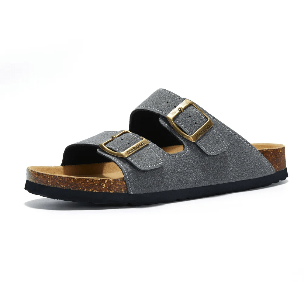 Sandales Confortables en Cuir Suédé pour Femmes - Marie Montel