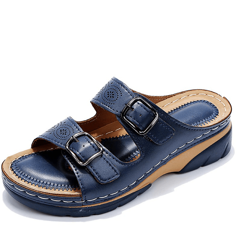 Sandales Ergonomiques en Cuir pour Femmes - Marie Montel