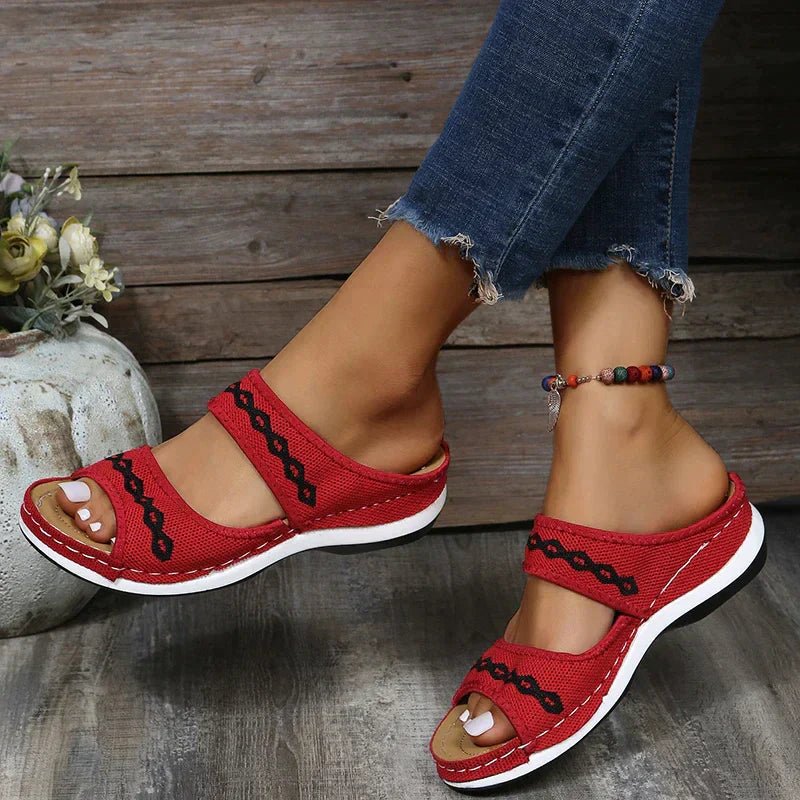 Sandales Ergonomiques en PU pour Femmes - Marie Montel