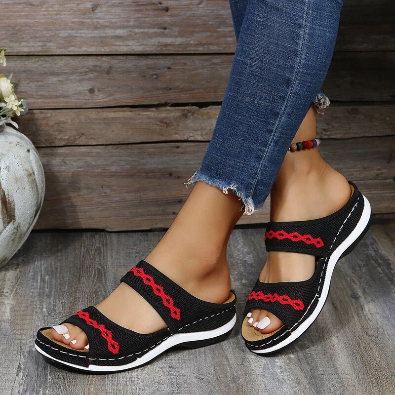 Sandales Ergonomiques en PU pour Femmes - Marie Montel