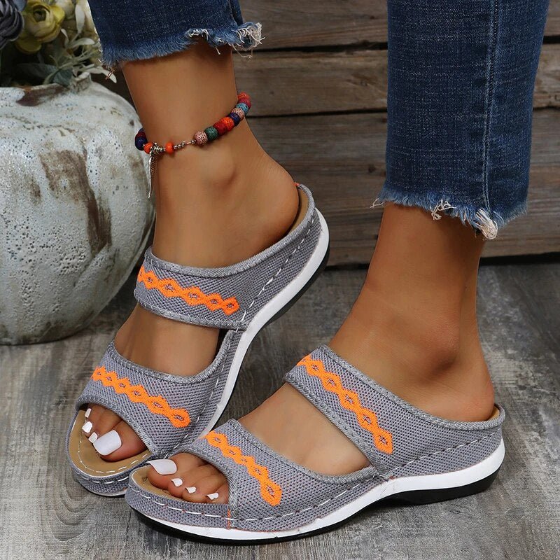 Sandales Ergonomiques en PU pour Femmes - Marie Montel