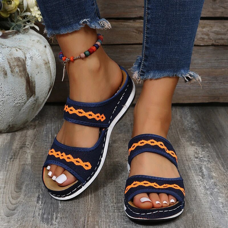 Sandales Ergonomiques en PU pour Femmes - Marie Montel
