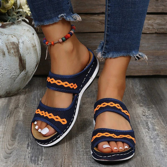 Sandales Ergonomiques en PU pour Femmes - Marie Montel