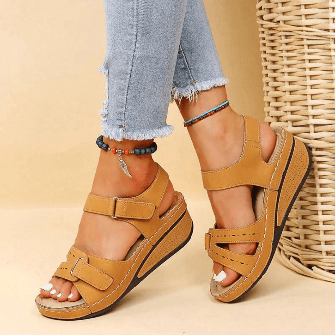 Sandales Ergonomiques pour Femmes en PU - Marie Montel