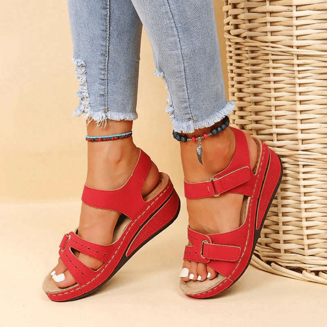 Sandales Ergonomiques pour Femmes en PU - Marie Montel