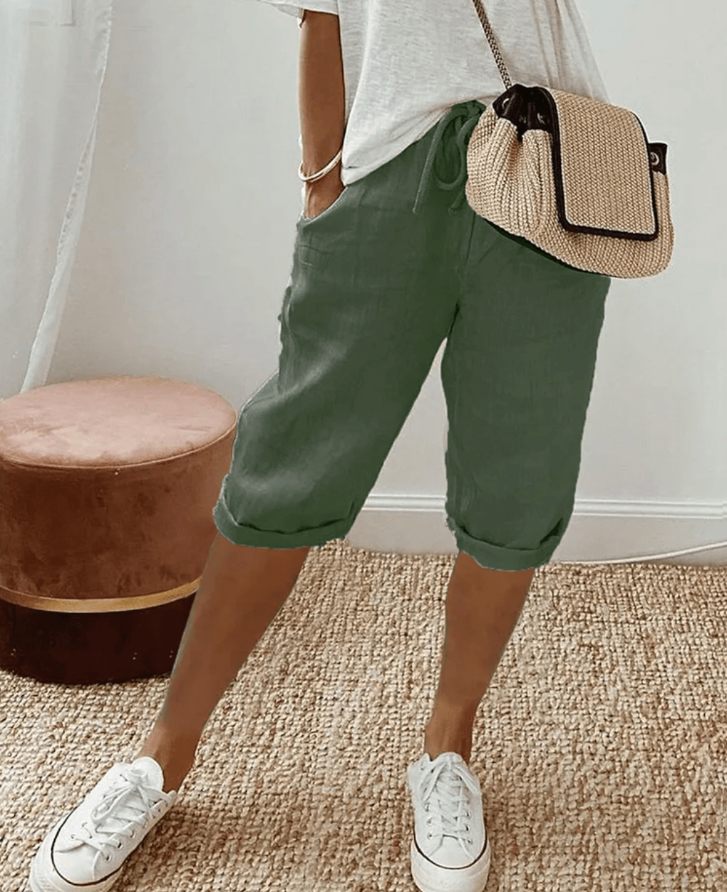 Short Tendance en Lin pour Femmes - Marie Montel