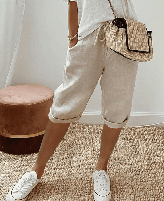 Short Tendance en Lin pour Femmes - Marie Montel