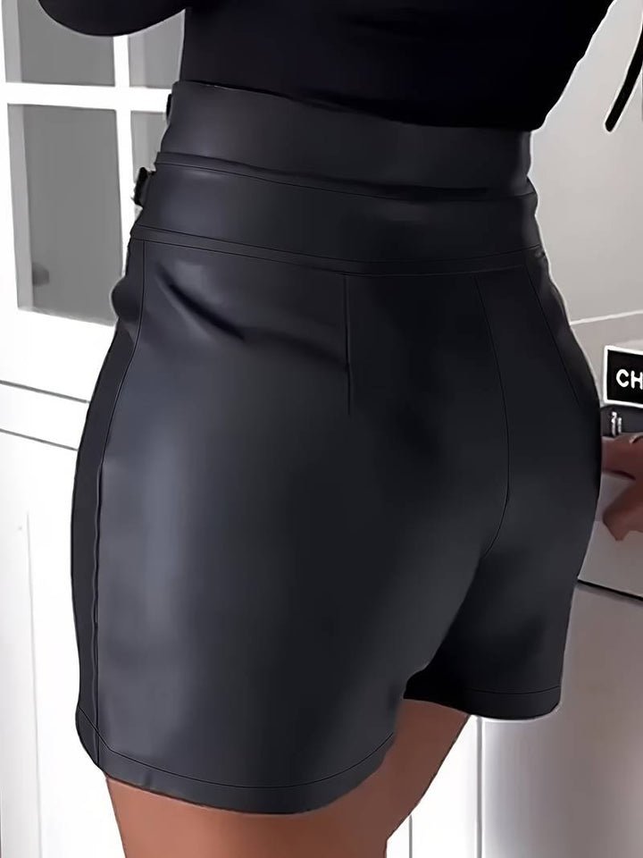 Shorts en Cuir Stylé pour Femmes - Marie Montel