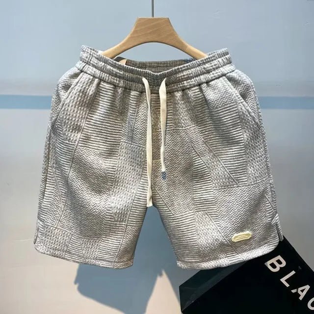 Shorts Herringbone Élégants pour Hommes - Marie Montel