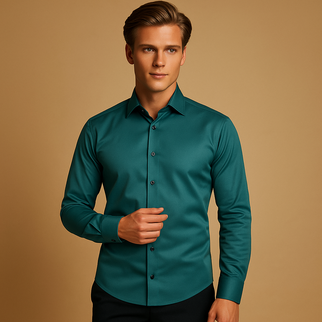 Chemise Élégante à Manches Longues pour Hommes