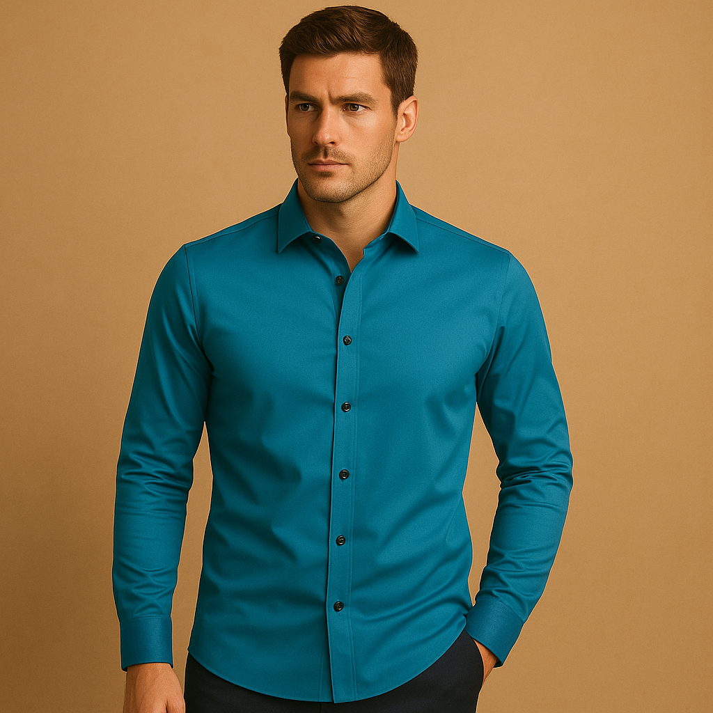 Chemise Élégante à Manches Longues pour Hommes
