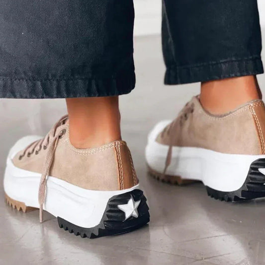 Sneakers Confortables à Plateforme pour Femmes - Marie Montel