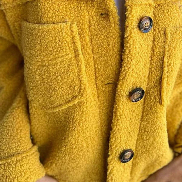 Veste Courte Chic avec Col à Revers pour Femmes