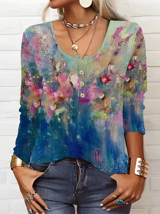 T-shirt Chic à Manches Longues pour Femmes - Marie Montel