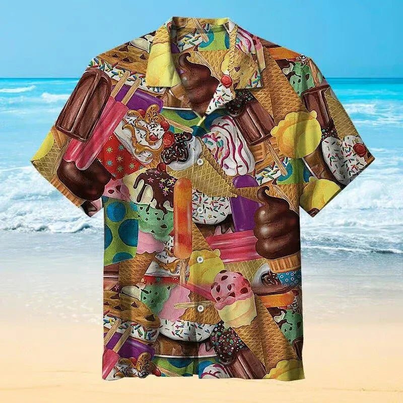 T-shirt Éclatant à Manches Courtes pour Hommes - Marie Montel