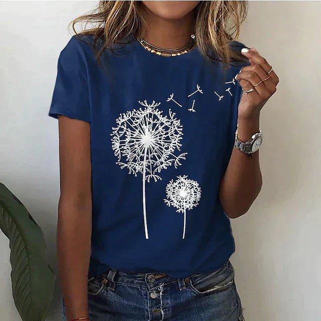 T-Shirt Élégant à Col Rond pour Femmes - Marie Montel