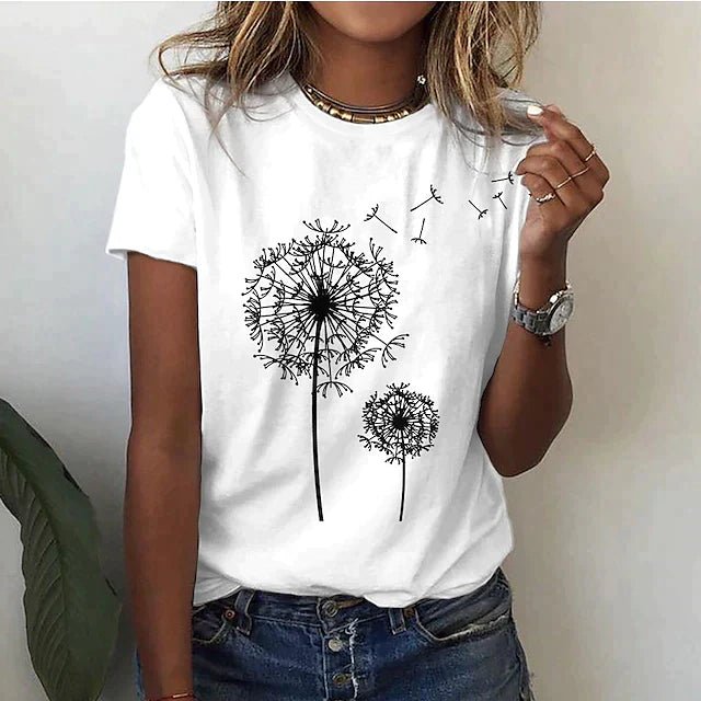 T-Shirt Élégant à Col Rond pour Femmes - Marie Montel