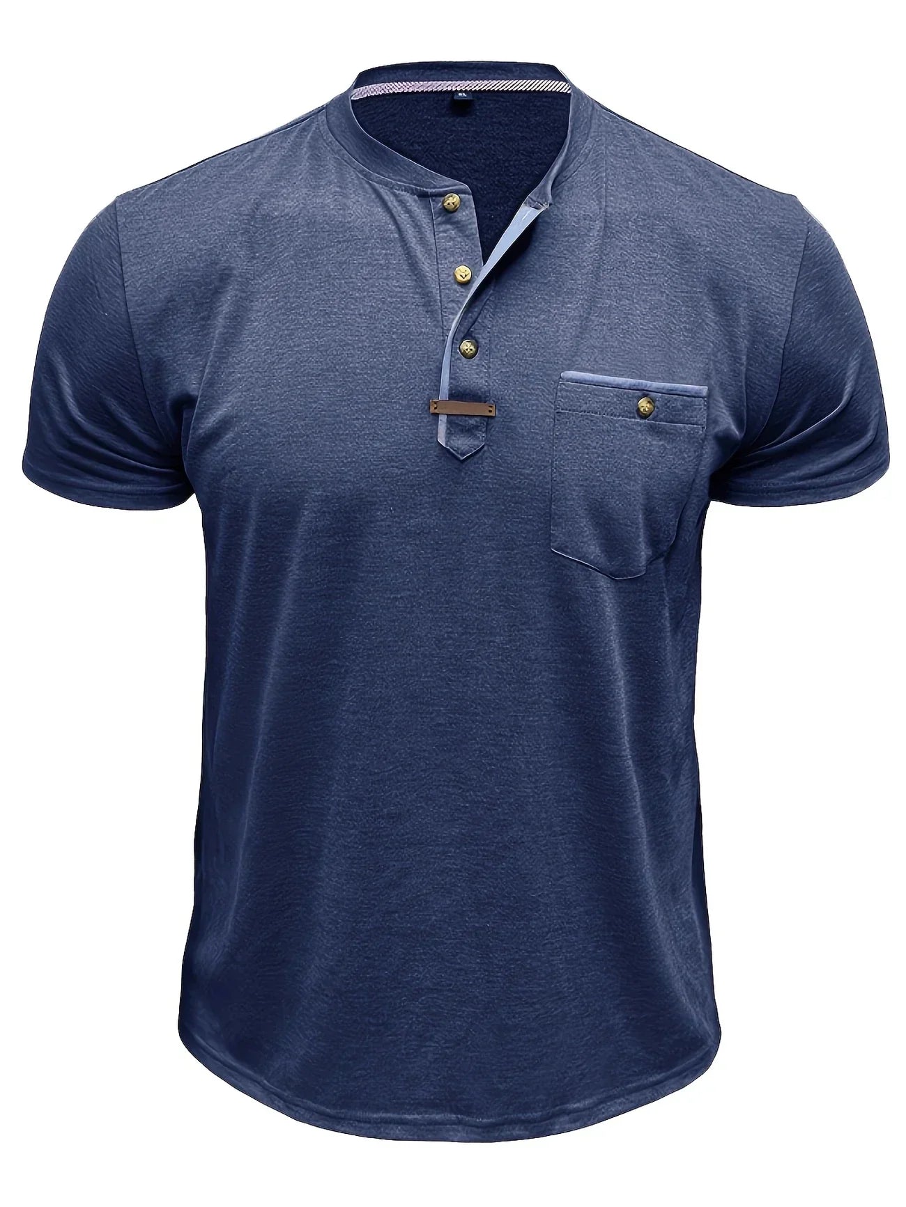 T-shirt Élégant en Coton Mélangé avec Poche pour Hommes - Marie Montel