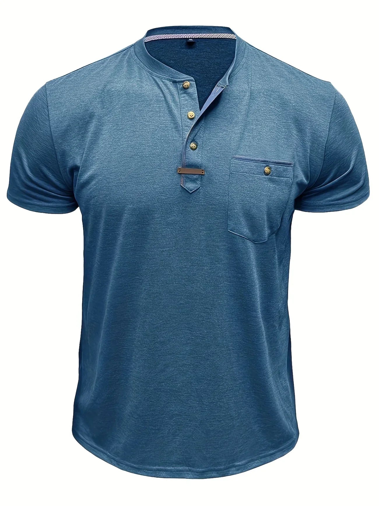 T-shirt Élégant en Coton Mélangé avec Poche pour Hommes - Marie Montel