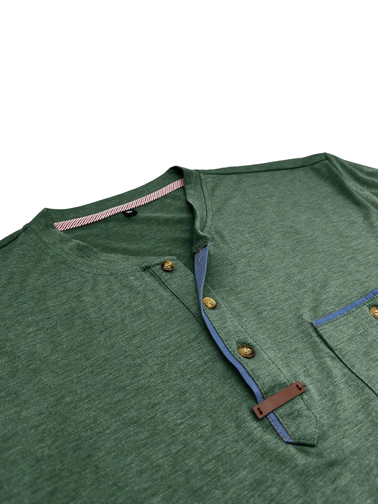 T-shirt Élégant en Coton Mélangé avec Poche pour Hommes - Marie Montel
