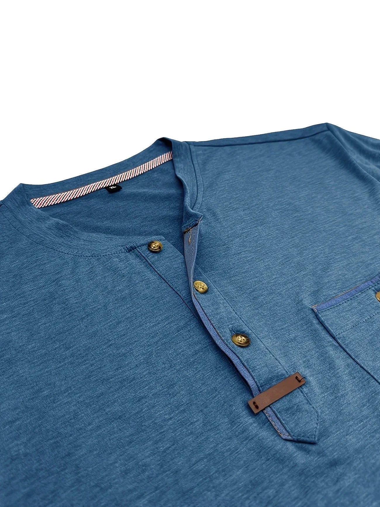 T-shirt Élégant en Coton Mélangé avec Poche pour Hommes - Marie Montel